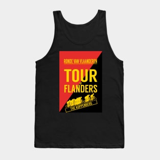 Tour of Flanders Ronde Van Vlaanderen Bicycle Racing Print Tank Top